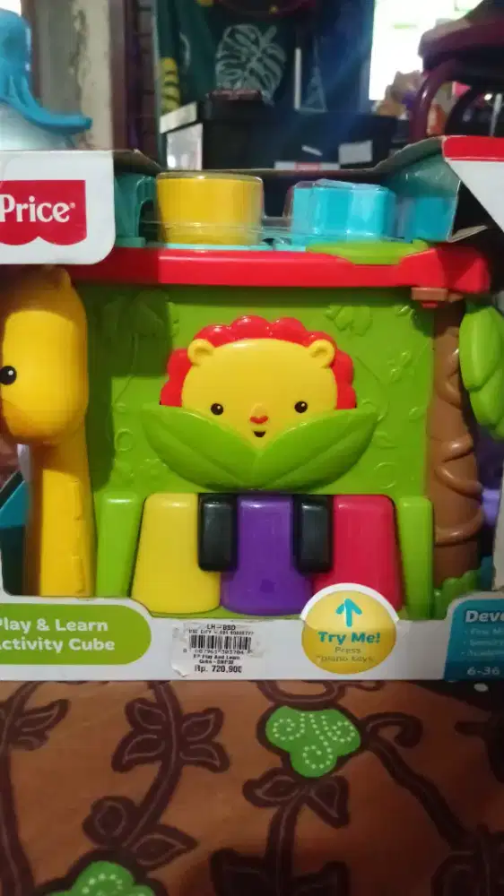 Di jual cepat segera fisher price mainan anak 8 shape blocks