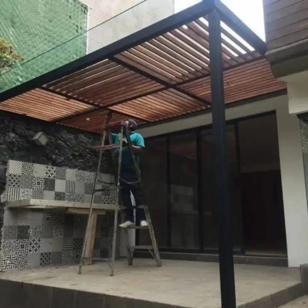 terima pasang kanopi solarflat,alderon,kaca,twinlite,solartuf,mezanin,