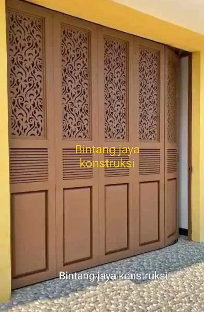 Pintu garasi sliding handerson mewah