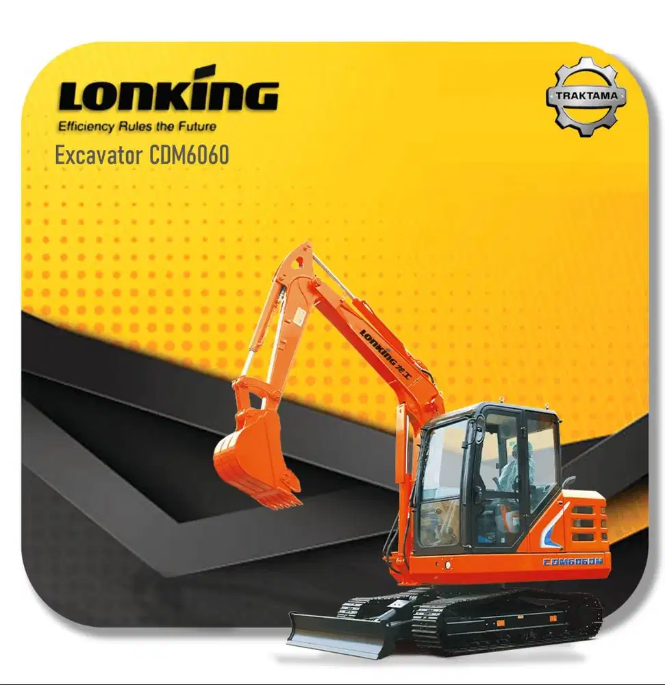 Premium Excavator Lonking CDM6060N 6ton Bergaransi - Lincah, Tangguh