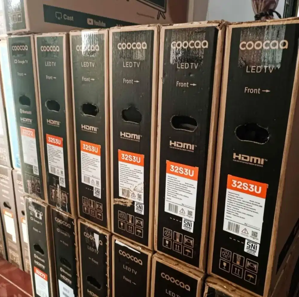 Smart TV Coocaa 32inch 32S3U New Baru Garansi Resmi