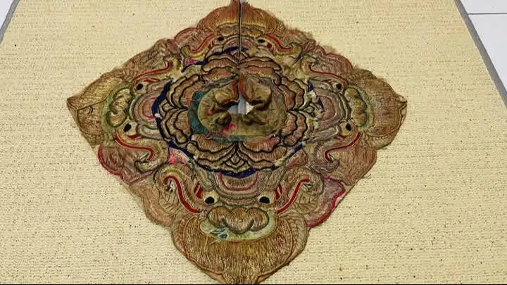 Kain kerah cina antik, asli tua