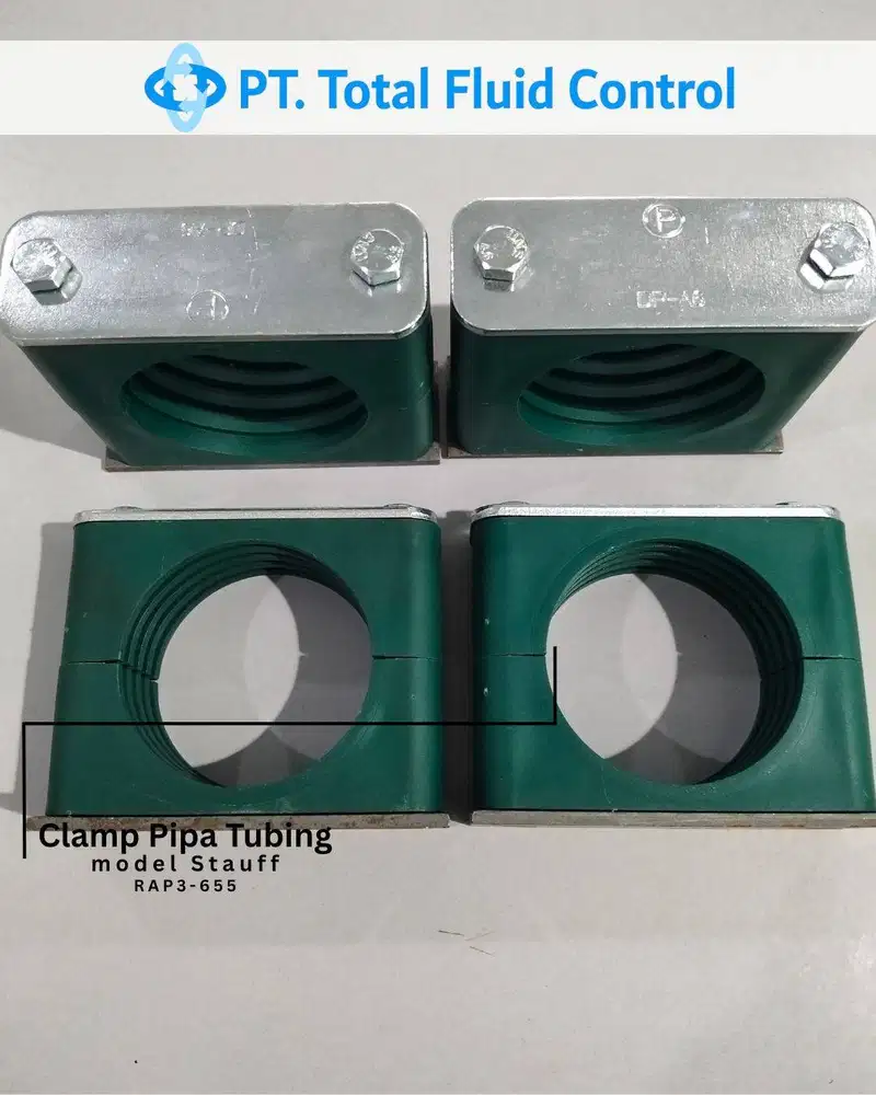 Clamp Pipa Tubing Model Stauff RAP3-655