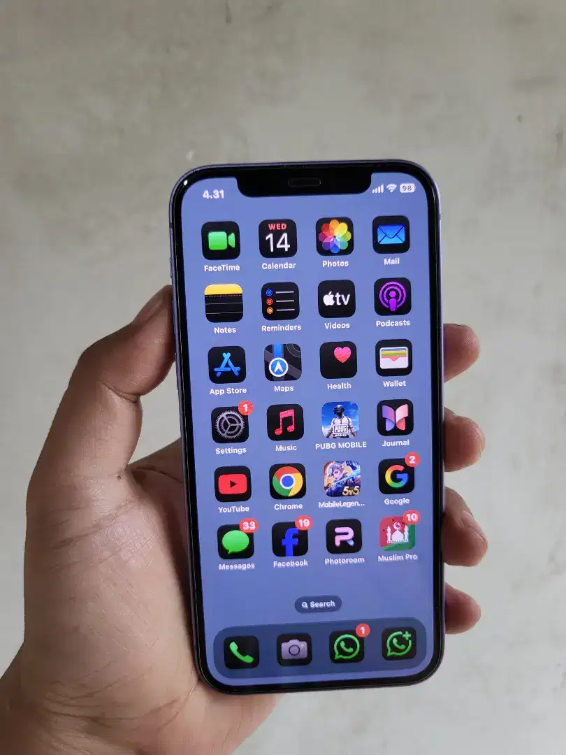 iphone 12 128 purple ex inter all operator