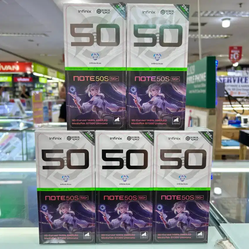 Infinix Note 50S 5G ram 8gb+8gb/256gb baru garansi resmi harga Promo