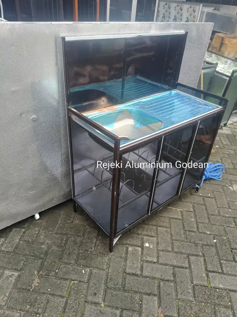 Wastafel 1 meter full