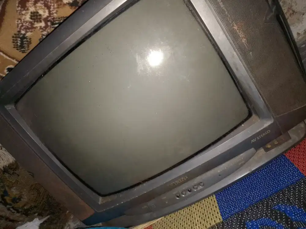 TV tabung Sharp 21 inch minus dan matot