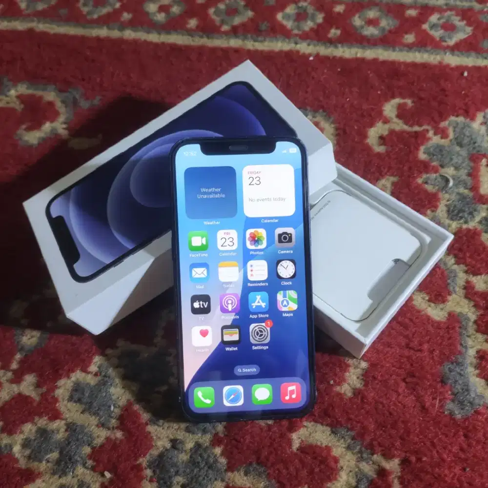 Iphone 12 Mini 64GB Black Sinyal Aman IMEI resmi Bea Cukai