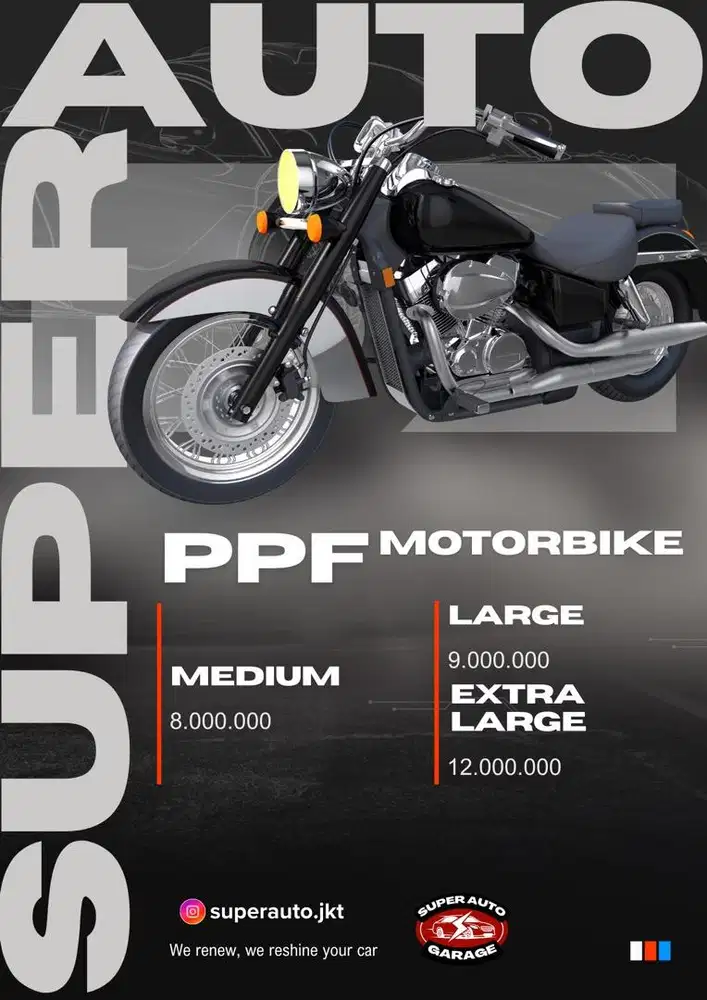Home Service PPF Motorcycle