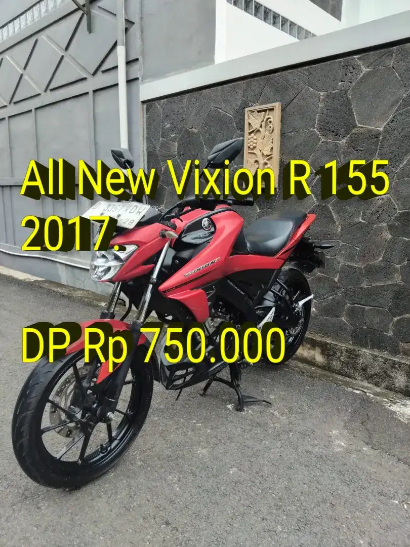 Vixion R 155 2017. Pajak ON. Mulus. Standar. Terawat. Cash/Kredit/TT