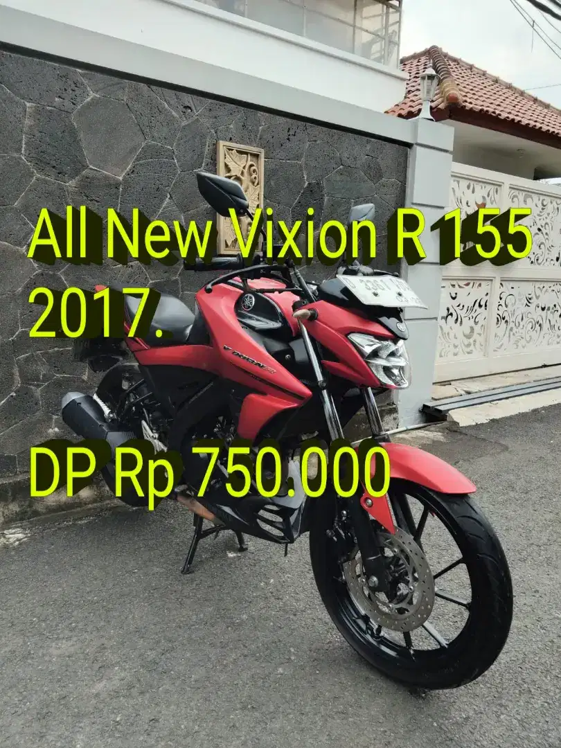 Vixion R 155 2017. Pajak ON. Mulus. Standar. Terawat. Cash/Kredit/TT