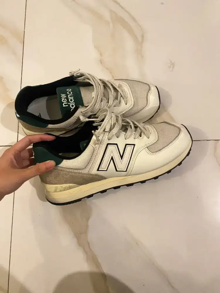 New Balance 574 Legacy White Green Original