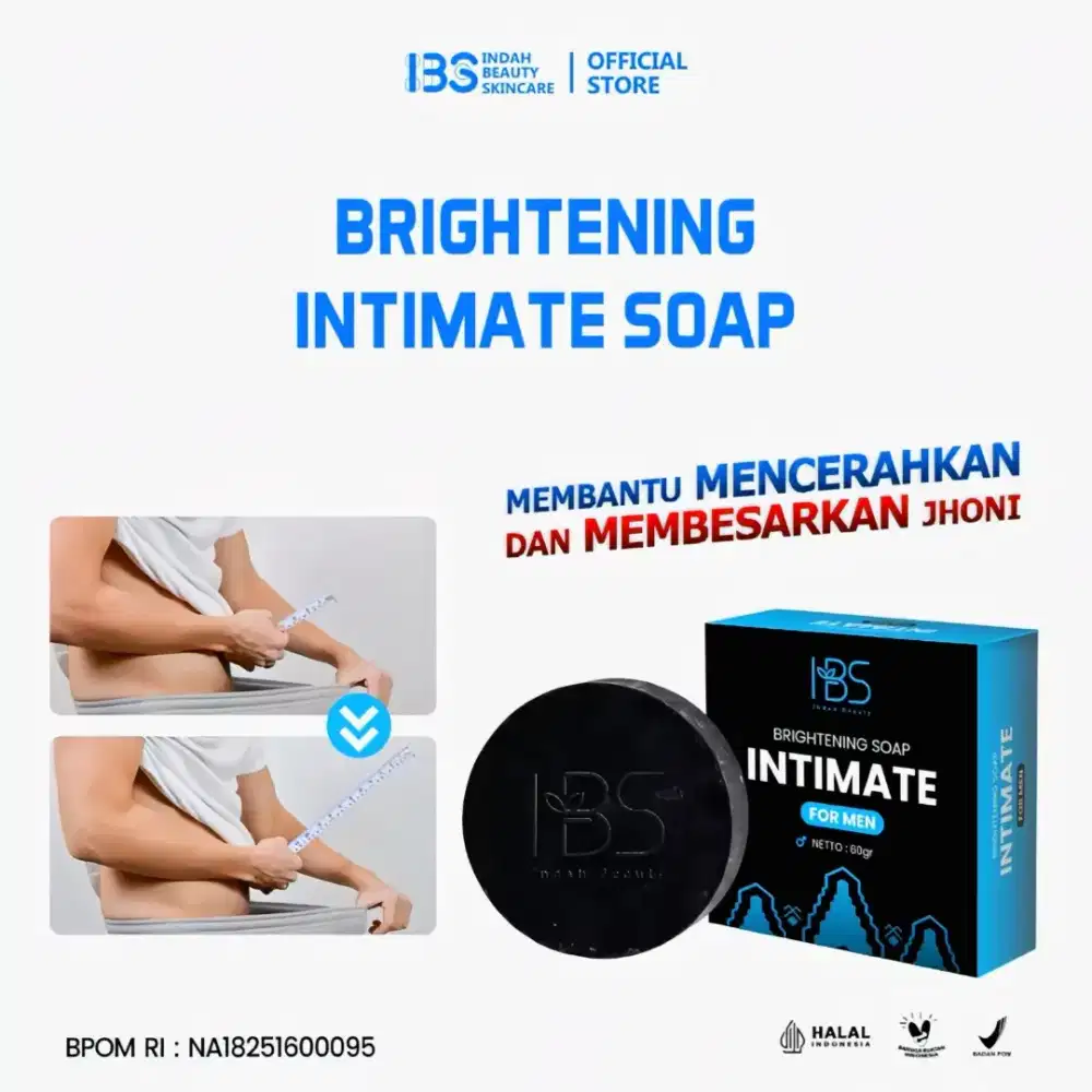 Sabun Ichibos Joni Brightening Intimate Soap For Men