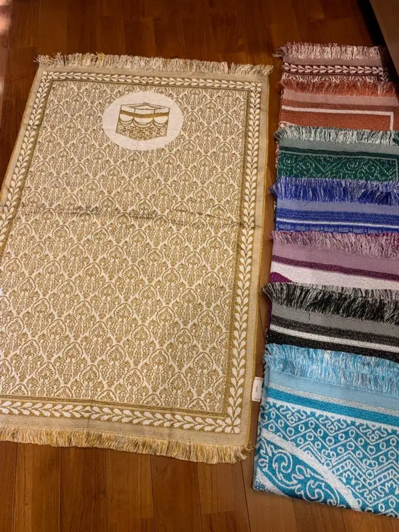 Grosir 10 pcs - Sajadah hambal india size 70 x 110 cm