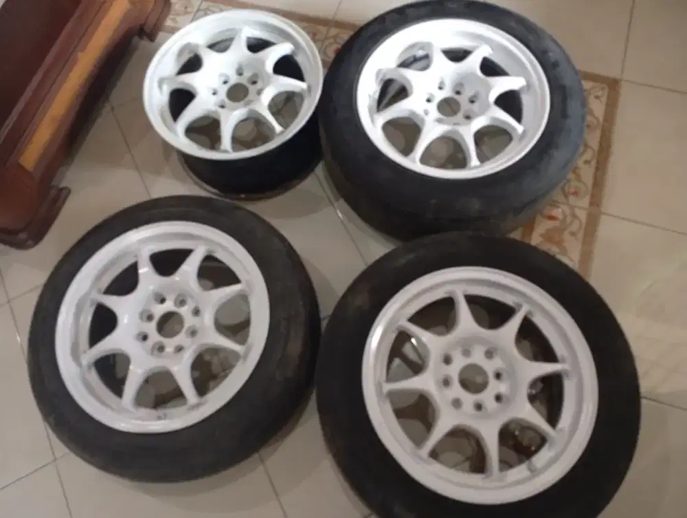 Velg racing 15 tc05 double pcd 4x100/114