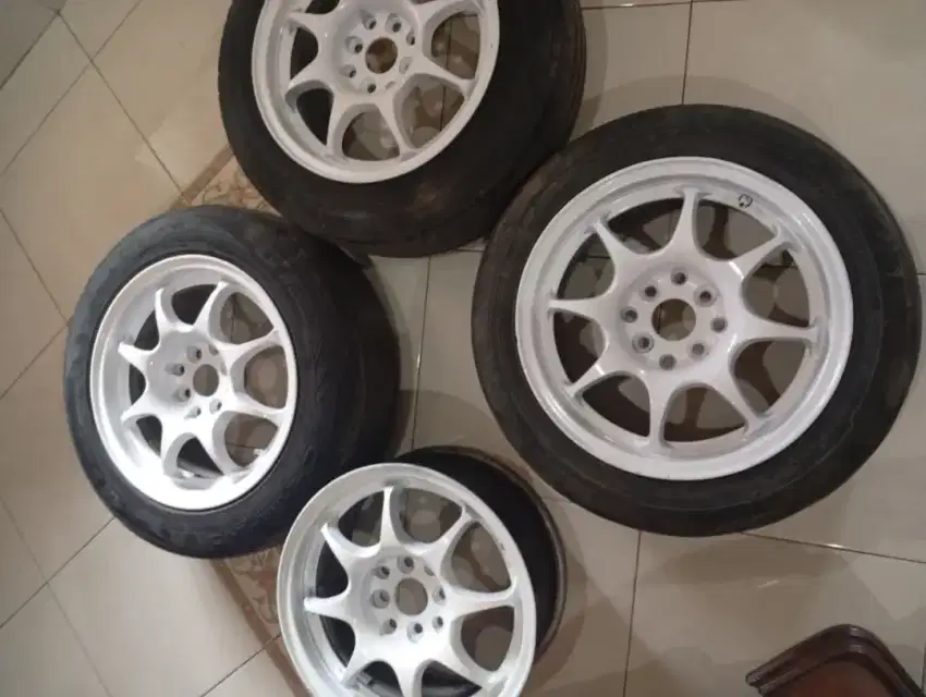 Velg r15 racing double pcd lobang 4 wedssport