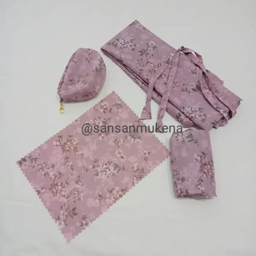 Mukena travel pouch mini parasit korea