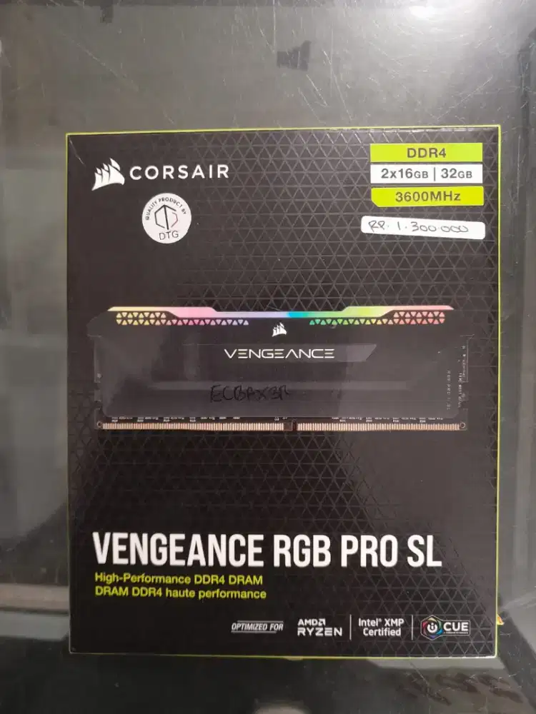 Ram 32GB RGB 3600mhz dualchannel grs resmi lifetime bisa tukar tambah