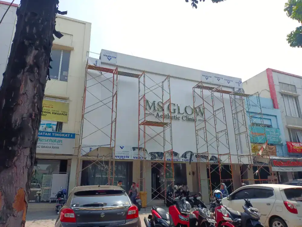 Custom Facade - Fasad ACP. Curtain Wall Kaca. Outdoor Signage Branding