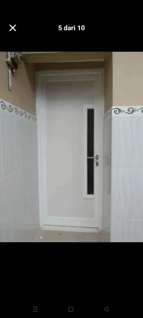 Jual kusen pintu jendela kaca aluminium plus pasang