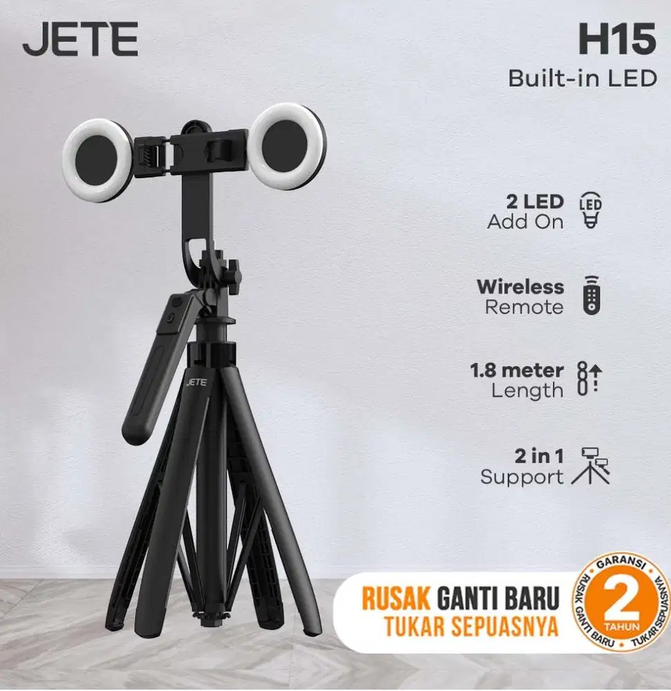 TRIPOD JETE H15+LIGHT