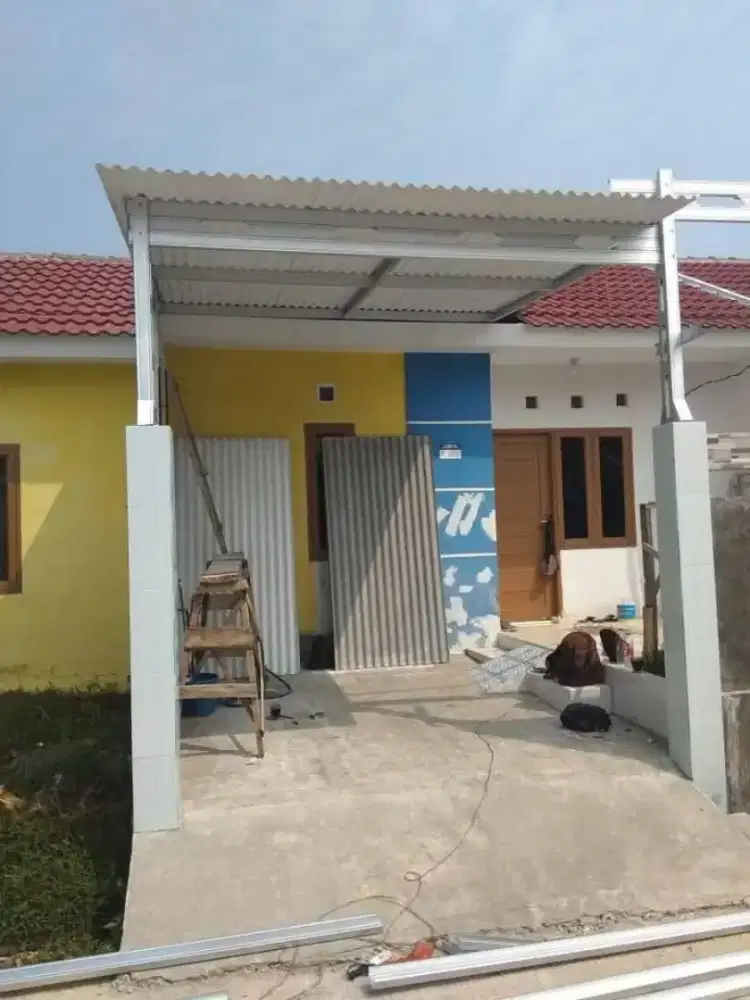 Spesialis pemasangan kanopi baja ringan terpasang rapi