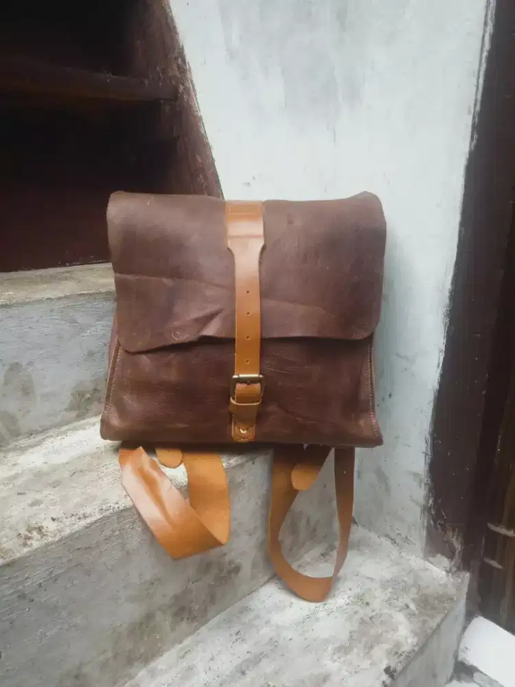 Tas Ransel Kulit Asli