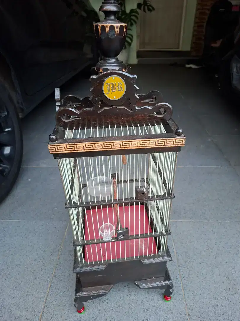 Kandang jati fiber buat burung uk kecil