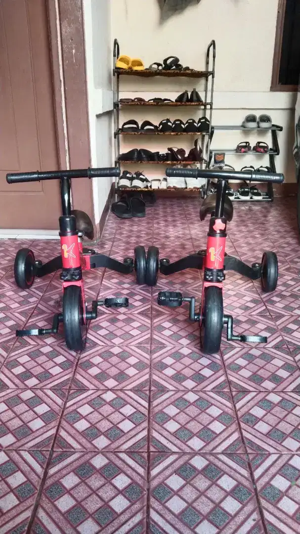 Mainan sepeda anak roda 3 2in1