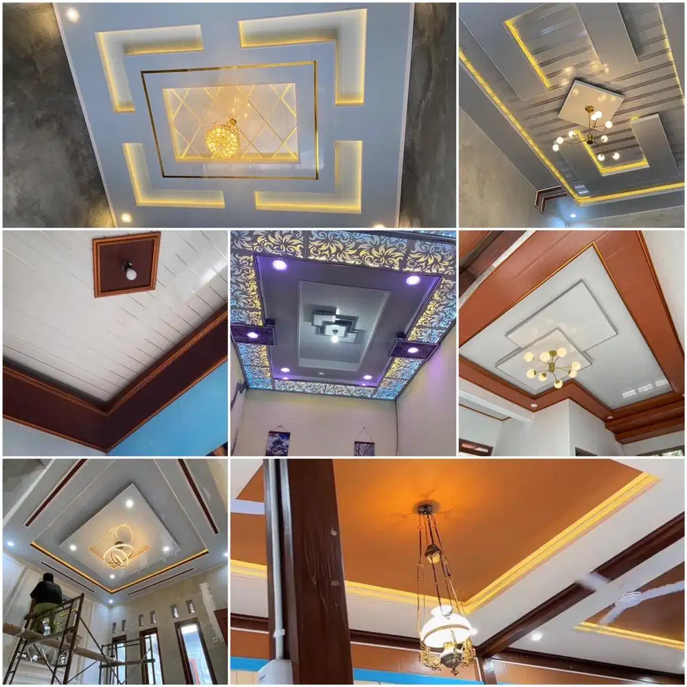 PLAFON PVC & GYPSUM Garansi 10TH