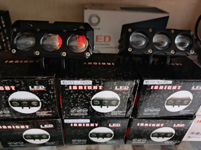 LAMPU TEMBAK LED 3 MATA IBRIGHT