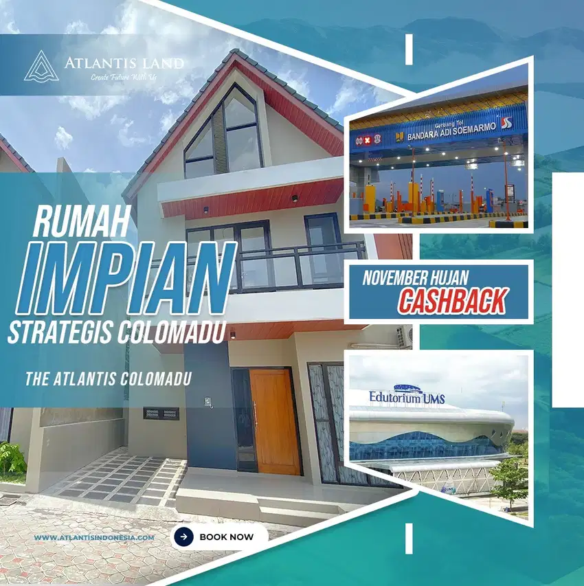 Hunian Modern 2 lantai model Scandinavian di Gedongan colomadu