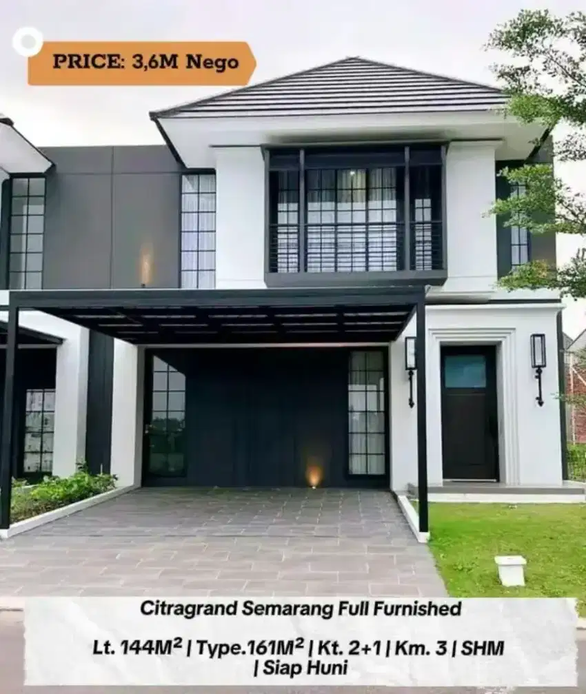 Full furnished Rumah Di Citragrand Tembalang