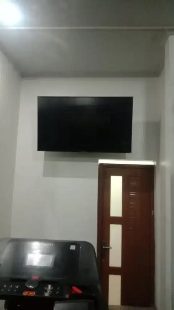 Pasang bracket tv masa kini led lcd plat tebal