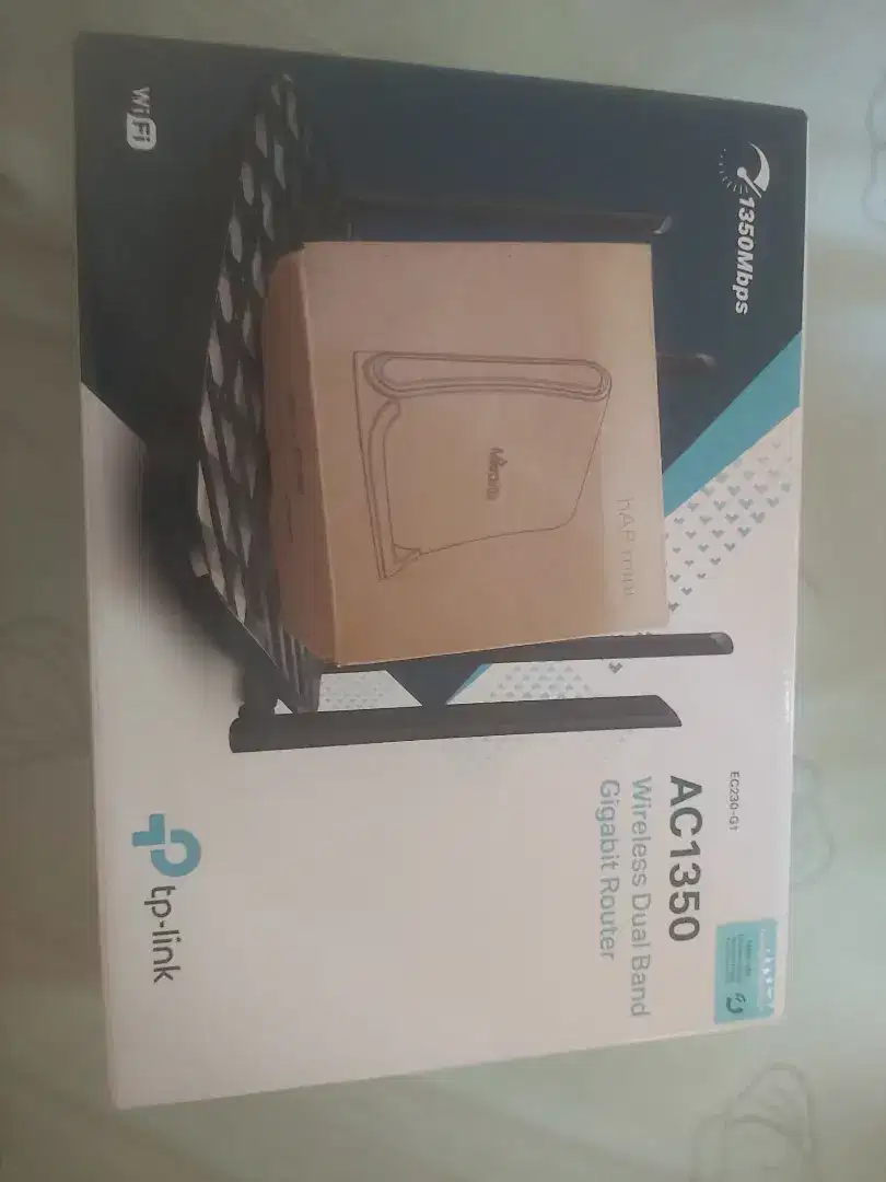 Jual Wireless Dual Band Gigabit Router AC 1350 dan Mikrotik hAP mini