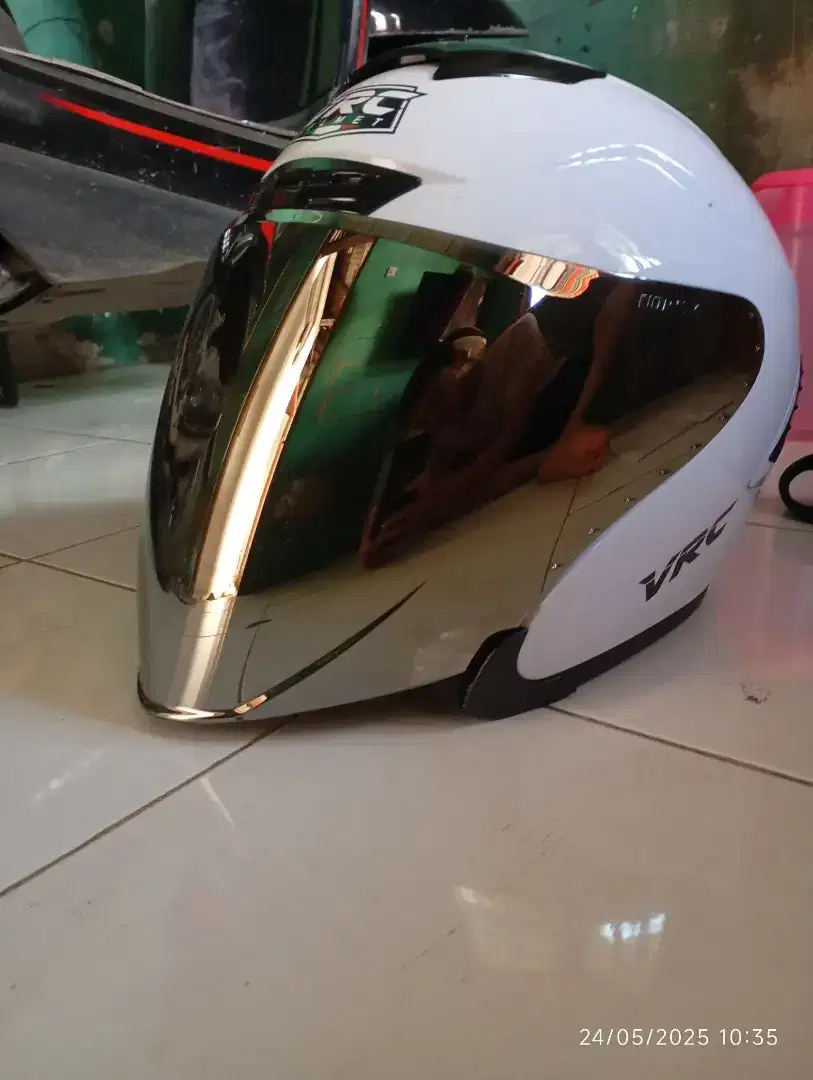 HELM VRC HALFFACE VISOR IRIDIUM