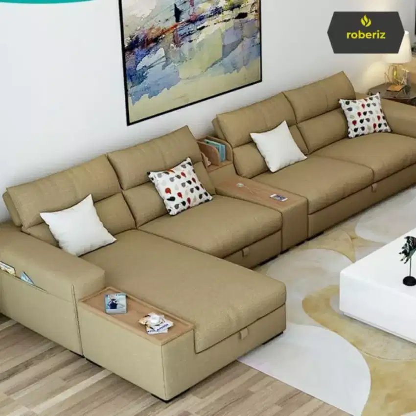 Sofa Minimalis L Selonjor Ruang Tamu Modern