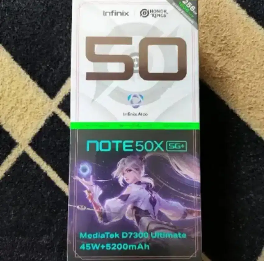 Infinix Note 50X 5G+ 8/256 BNIB Garansi Resmi Indonesia