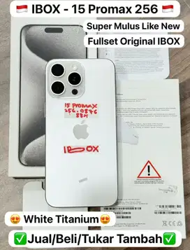 iphone 15 promax 256gb second ibox