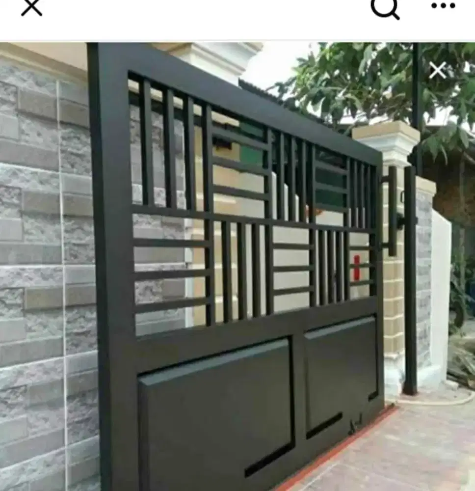 Pagar hollo minimalis 43