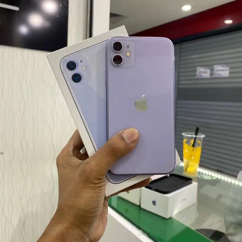 Iphone 11 64gb second ex inter all operator fullset udh ganti lcd