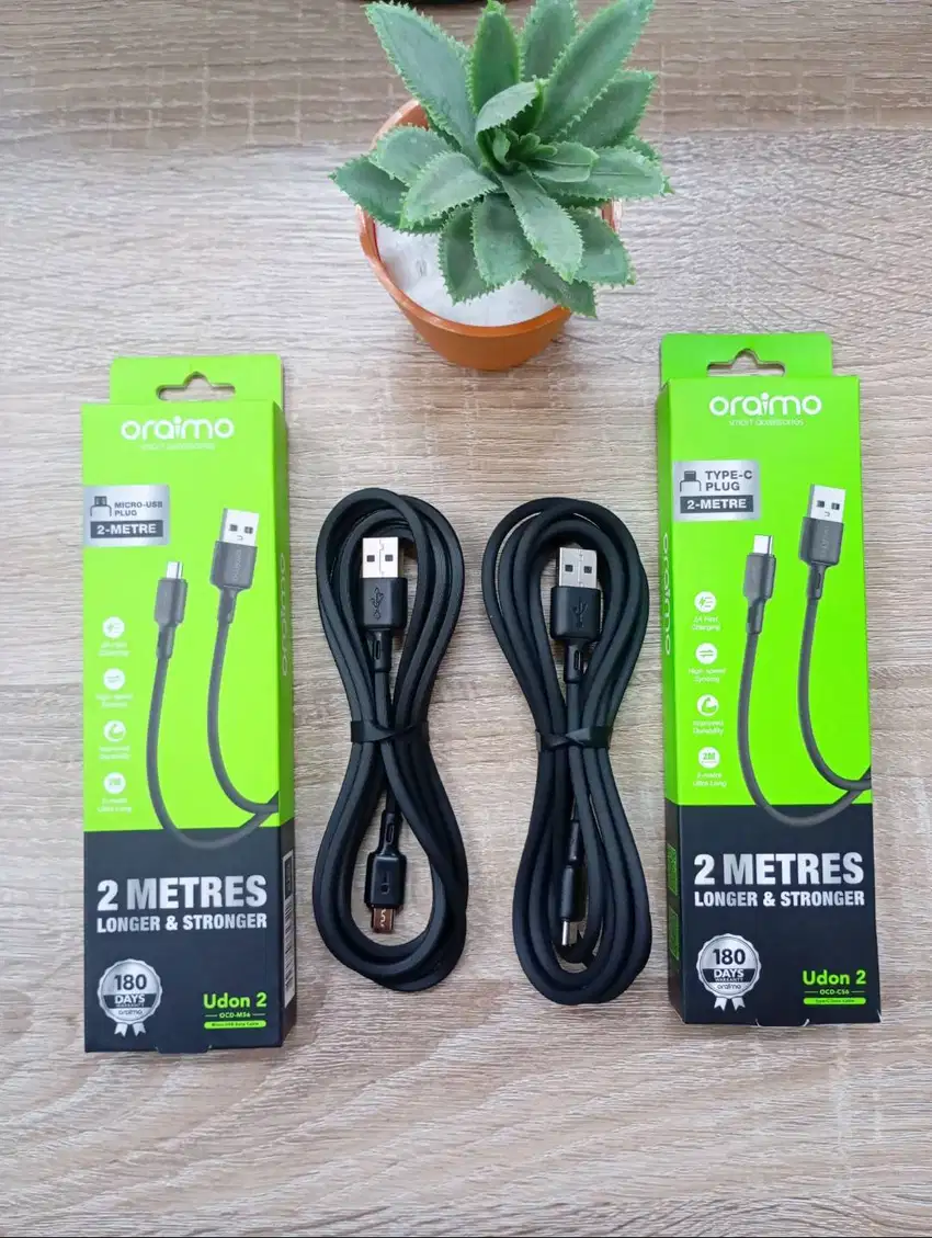 ORAIMO Kabel Data Charger 2A Android USB 2 Meter OCD 56 Udon 2