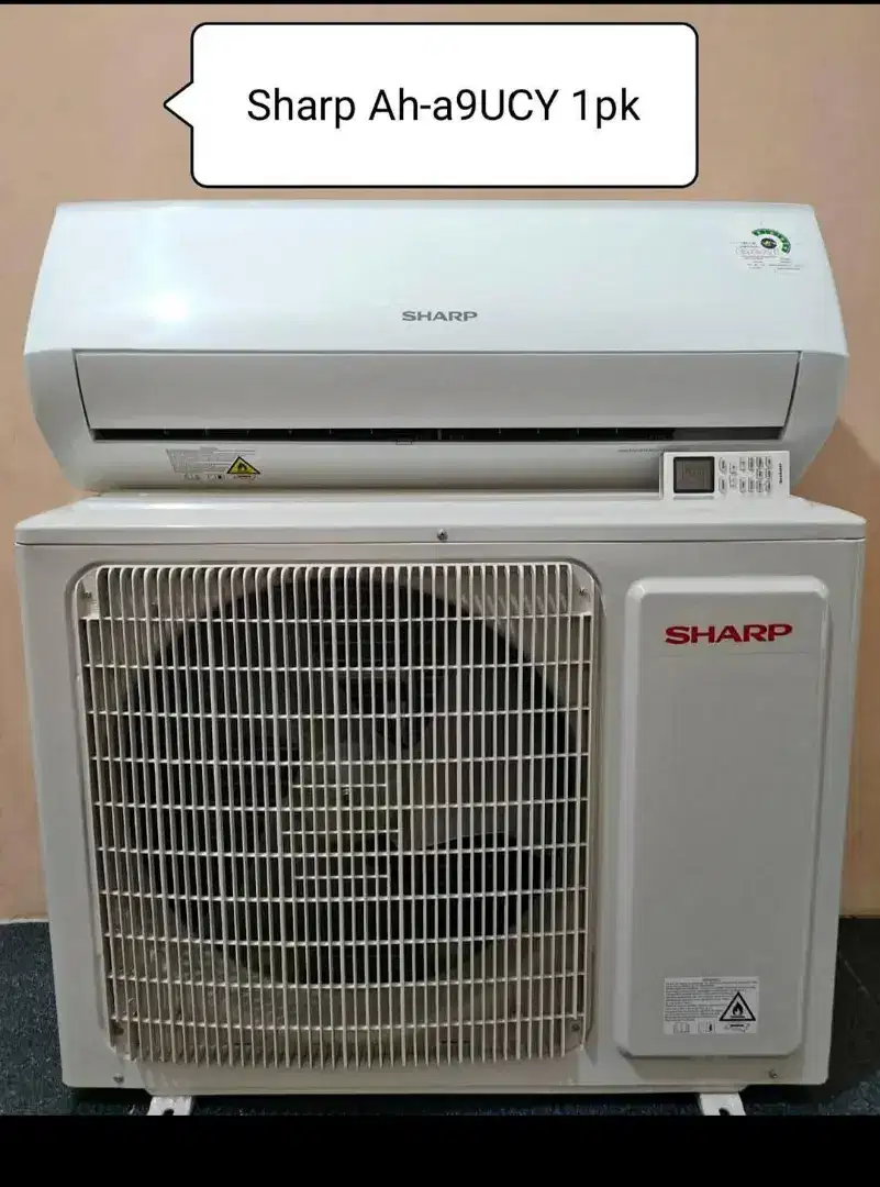 AC Sharp ucy 1 PK freon R32 lowatt like new