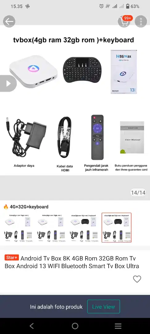 STB wifi android, merubah TV biasa menjadi android TV