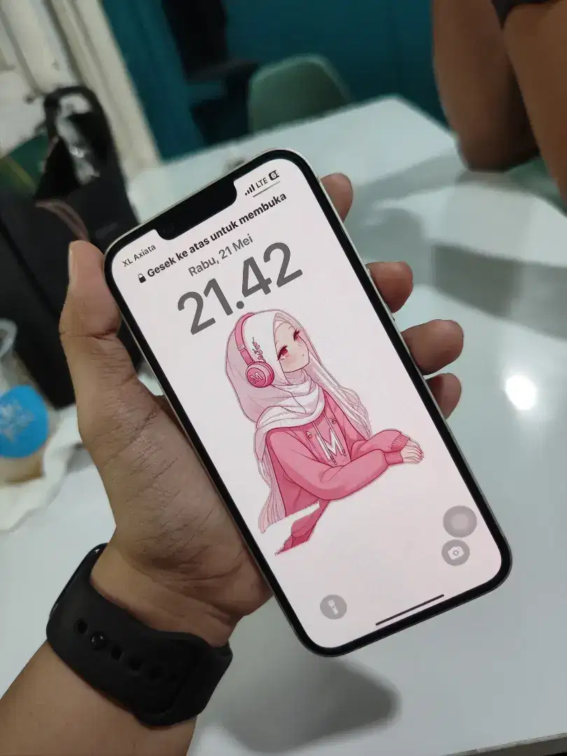 iPhone 13 Starlight 128gb garansi iBox no minus siap pakai
