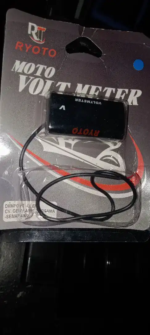 Alat Mengukur Tegangan Arus Listrik(Accu/Aki)Motor