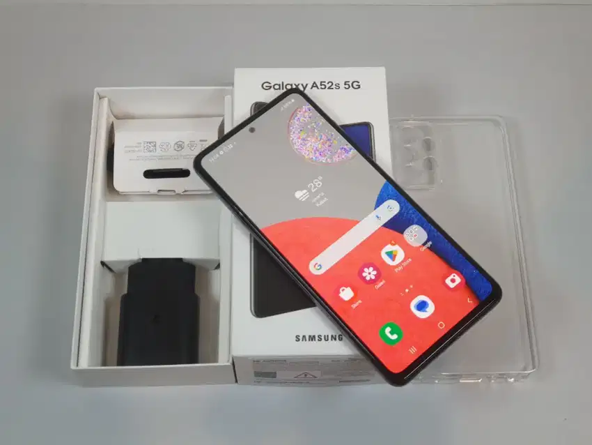 Samsung A52s 5G NFC 256GB mulus fullset Resmi SEIN