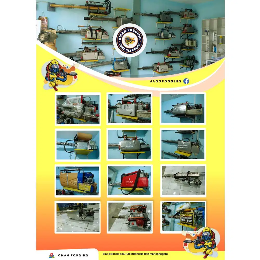 fogging machine SN50 swingfogg swanfogg igeba berbagai merk lengkap