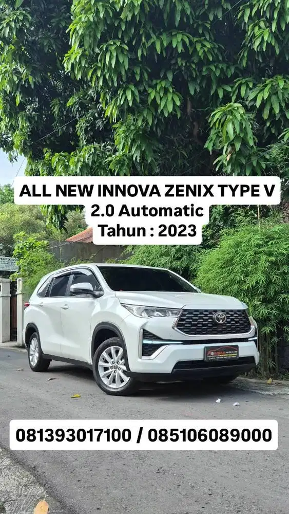 Plat H, ALL NEW INNOVA ZENIX TYPE V 2.0 Automatic
Tahun : 2023