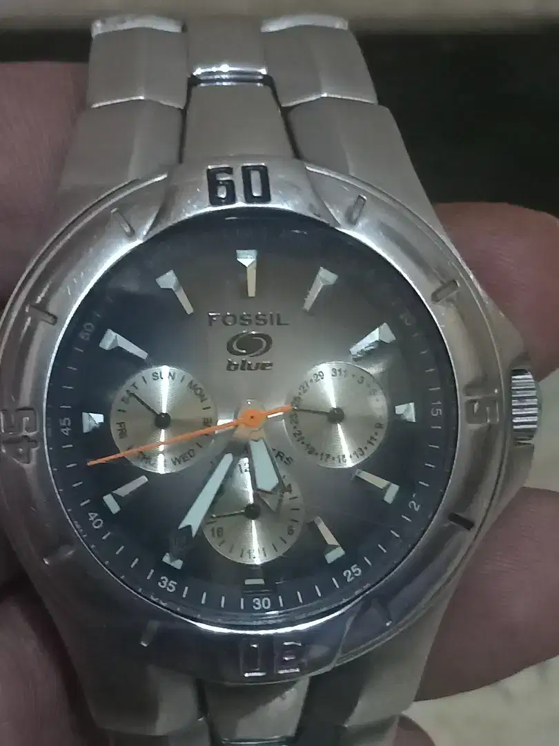 Jam Fossil blue cronoghraph